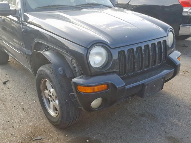 1J8GL58K72W221080 - 2002 JEEP LIBERTY LI BLACK photo 9