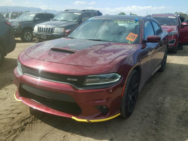 2C3CDXCTXJH173378 - 2018 DODGE CHARGER R/ RED photo 2