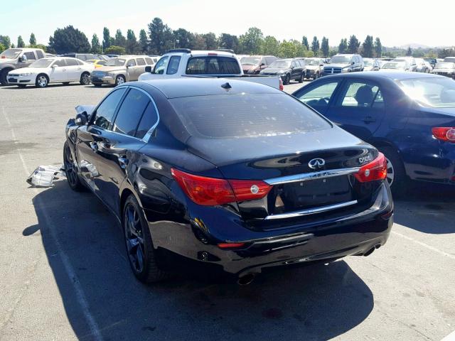 JN1BV7AP5FM347018 - 2015 INFINITI Q50 BASE BLACK photo 3