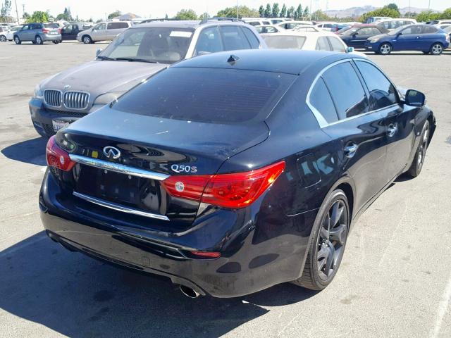 JN1BV7AP5FM347018 - 2015 INFINITI Q50 BASE BLACK photo 4