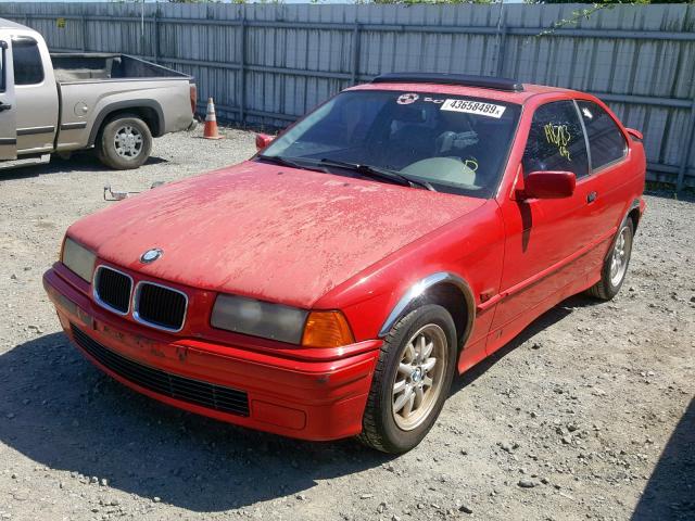 WBACG5321SAM50818 - 1995 BMW 318 TI RED photo 2