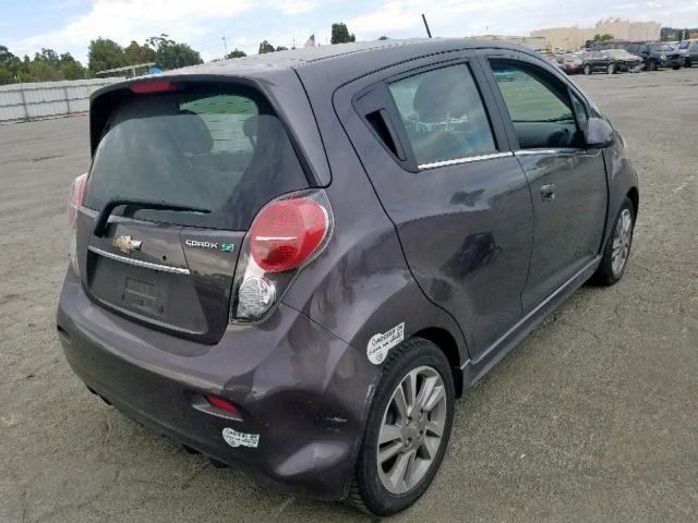 KL8CK6S0XEC499797 - 2014 CHEVROLET SPARK EV 1 棕色 照片 4