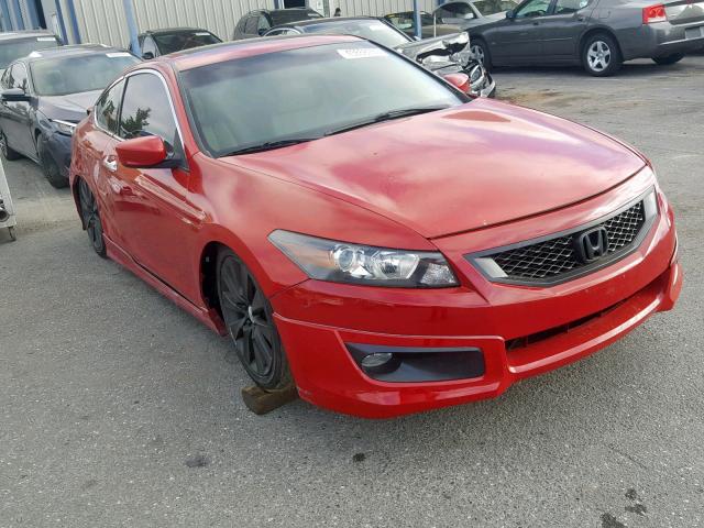 1HGCS22808A014624 - 2008 HONDA ACCORD EXL RED photo 1