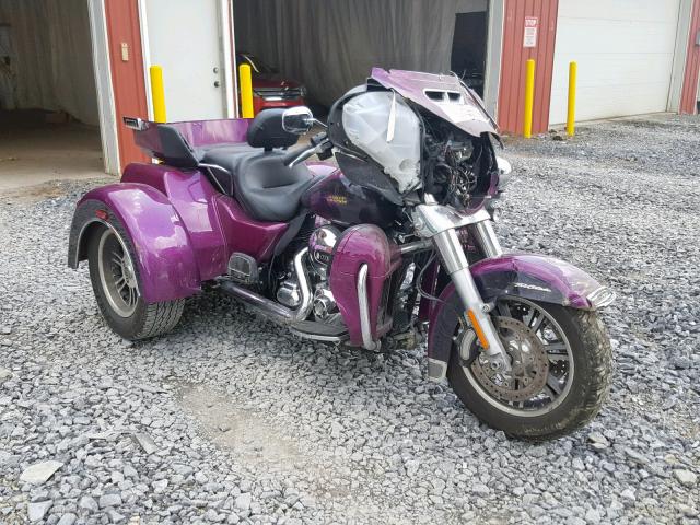 1HD1MAL14GB855803 - 2016 HARLEY-DAVIDSON FLHTCUTG T PURPLE photo 1