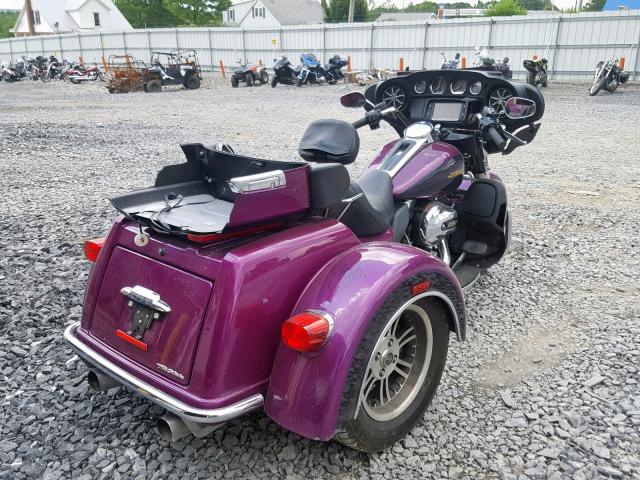 1HD1MAL14GB855803 - 2016 HARLEY-DAVIDSON FLHTCUTG T PURPLE photo 4