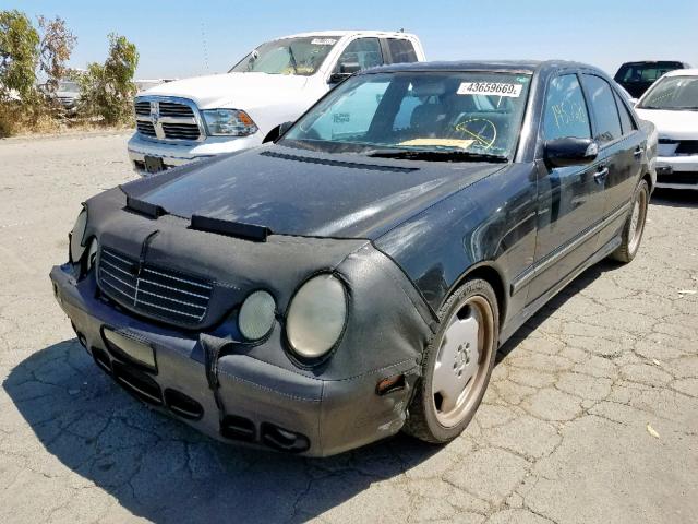 WDBJF74JX1B191347 - 2001 MERCEDES-BENZ E 55 AMG BLACK photo 2