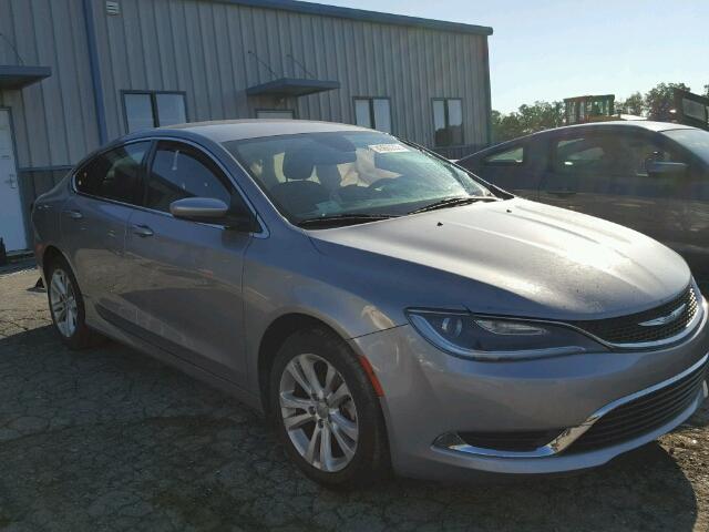 1C3CCCAB2FN757259 - 2015 CHRYSLER 200 LIMITE SILVER photo 1