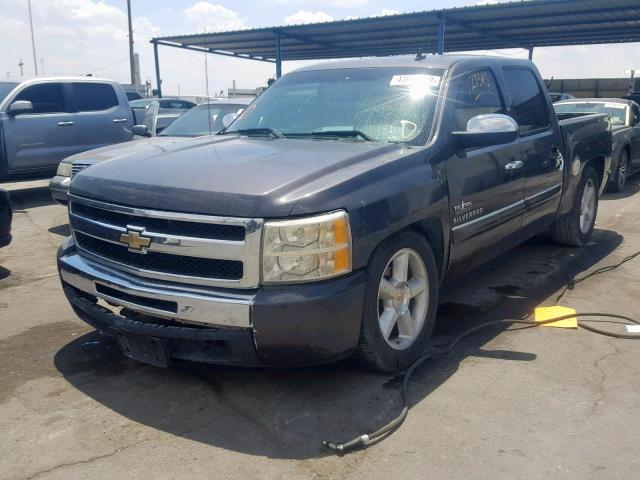 3GCRCSE03AG201925 - 2010 CHEVROLET SILVERADO CHARCOAL photo 2