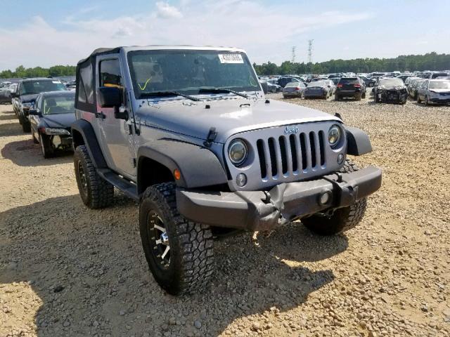 1C4AJWAG4FL683800 - 2015 JEEP WRANGLER S SILVER photo 1