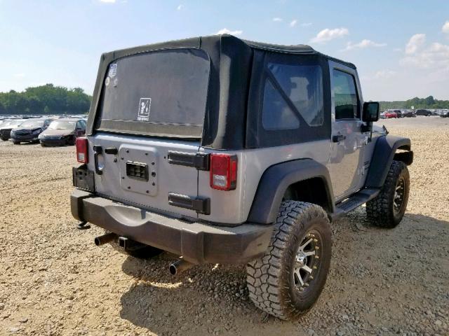 1C4AJWAG4FL683800 - 2015 JEEP WRANGLER S SILVER photo 4