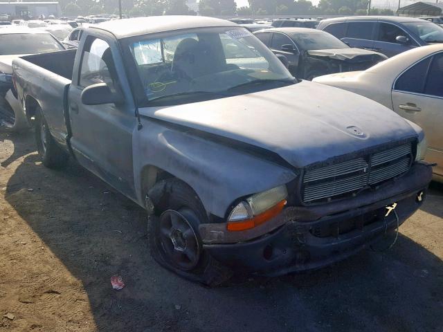 1B7FL26P3WS673279 - 1998 DODGE DAKOTA GREEN photo 1