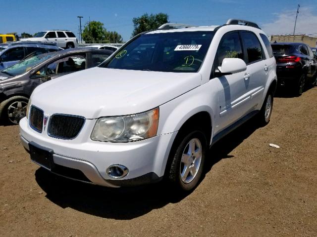 2CKDL63F966158454 - 2006 PONTIAC TORRENT WHITE photo 2