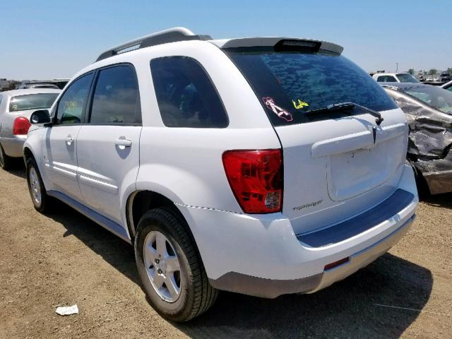 2CKDL63F966158454 - 2006 PONTIAC TORRENT WHITE photo 3