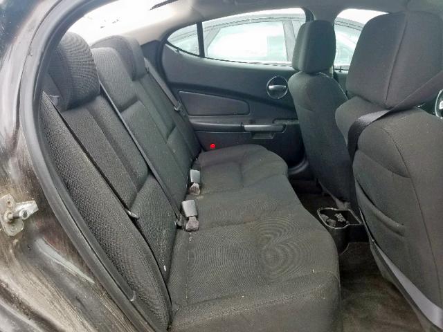 2G2WP552781177002 - 2008 PONTIAC GRAND PRIX BLACK photo 6