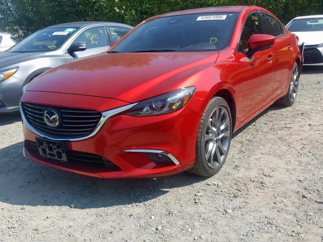 JM1GL1X5XH1111187 - 2017 MAZDA 6 GRAND TO RED photo 2