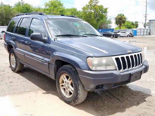 1J4GW48S13C613316 - 2003 JEEP GRAND CHER BLUE photo 1