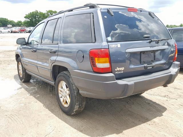 1J4GW48S13C613316 - 2003 JEEP GRAND CHER BLUE photo 3