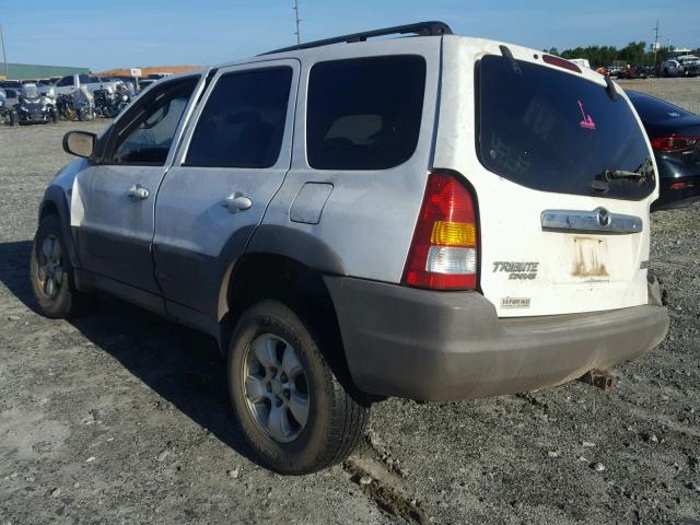 4F2YU06191KM14357 - 2001 MAZDA TRIBUTE DX WHITE photo 3