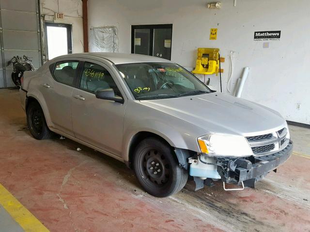 1B3BD4FB7BN523472 - 2011 DODGE AVENGER EX SILVER photo 1