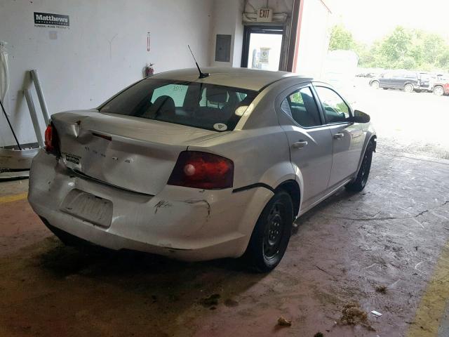 1B3BD4FB7BN523472 - 2011 DODGE AVENGER EX SILVER photo 4