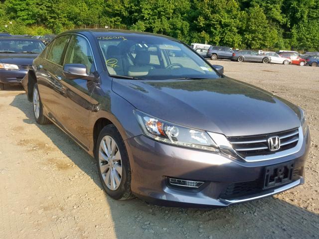 1HGCR3F86DA048850 - 2013 HONDA ACCORD EXL GRAY photo 1