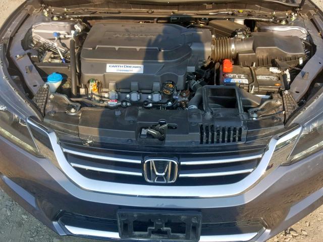 1HGCR3F86DA048850 - 2013 HONDA ACCORD EXL GRAY photo 7