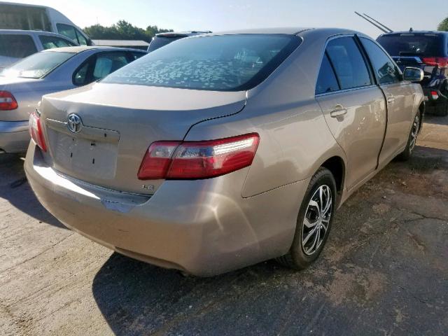 4T1BE46KX7U138539 - 2007 TOYOTA CAMRY NEW TAN photo 4