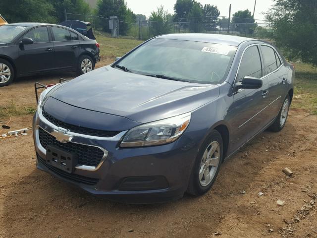 1G11B5SLXFF213331 - 2015 CHEVROLET MALIBU LS BLUE photo 2