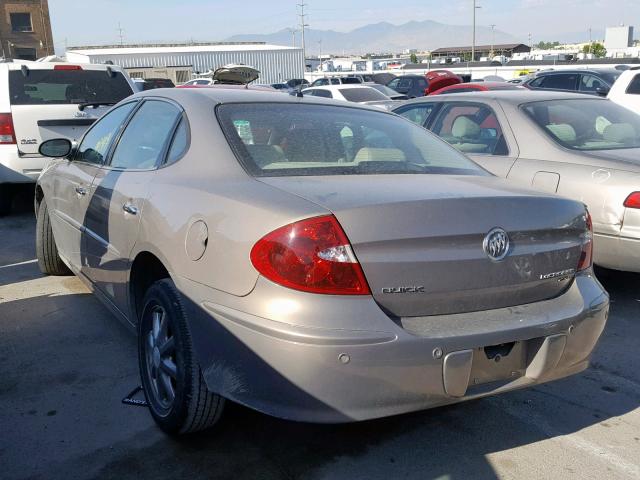 2G4WD582871155598 - 2007 BUICK LACROSSE C BEIGE photo 3