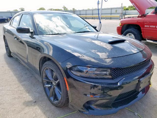 2C3CDXHG6KH608233 - 2019 DODGE CHARGER GT BLACK photo 1