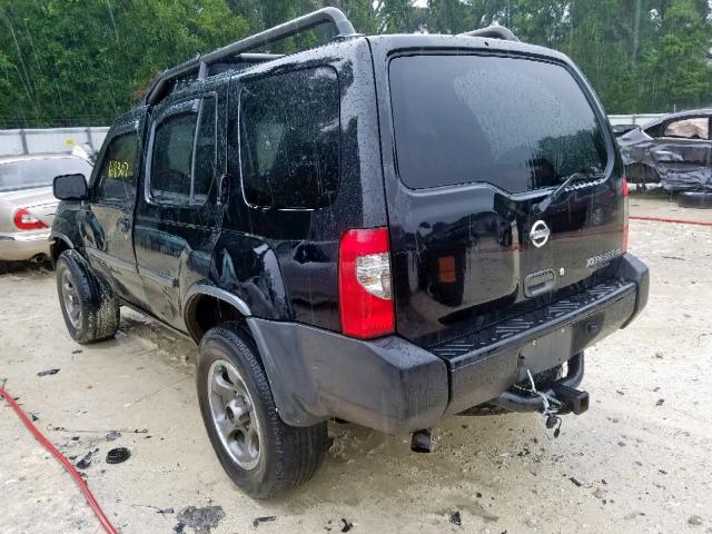 5N1MD28YX2C561122 - 2002 NISSAN XTERRA SE BLACK photo 3