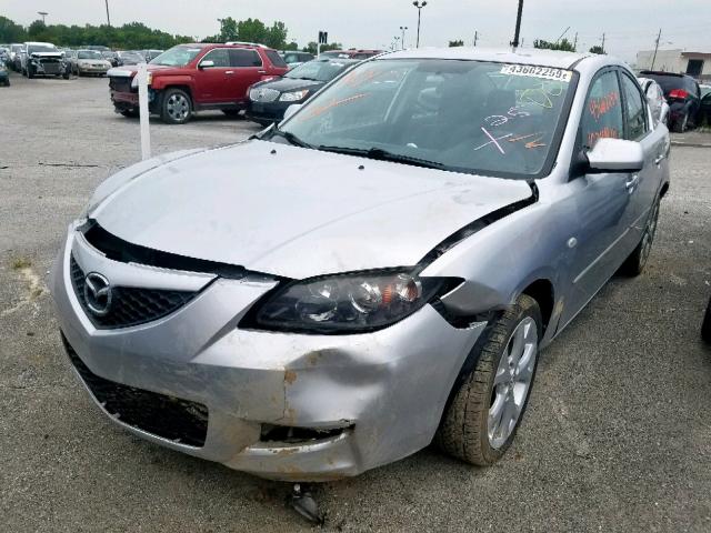 JM1BK32F591237340 - 2009 MAZDA 3 I SILVER photo 2