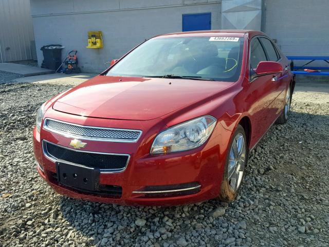 1G1ZC5E06CF257548 - 2012 CHEVROLET MALIBU 1LT RED photo 2
