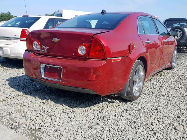 1G1ZC5E06CF257548 - 2012 CHEVROLET MALIBU 1LT RED photo 4