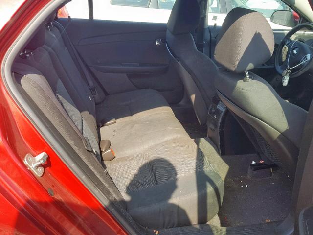 1G1ZC5E06CF257548 - 2012 CHEVROLET MALIBU 1LT RED photo 6