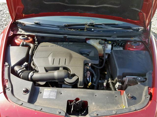 1G1ZC5E06CF257548 - 2012 CHEVROLET MALIBU 1LT RED photo 7
