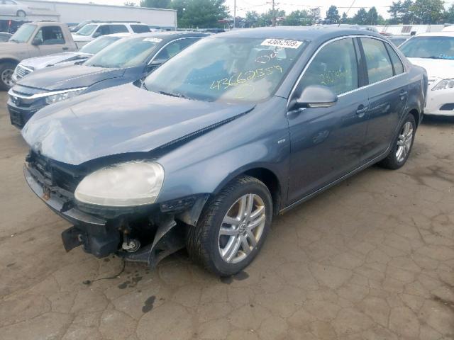 3VWEG71K27M182606 - 2007 VOLKSWAGEN JETTA WOLF GRAY photo 2