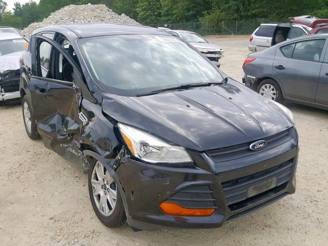 1FMCU0F70EUC17100 - 2014 FORD ESCAPE S BLACK photo 1