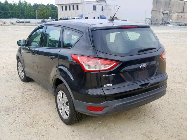 1FMCU0F70EUC17100 - 2014 FORD ESCAPE S BLACK photo 3