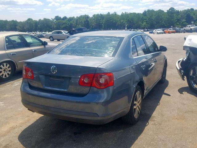 3VWRT71K26M700452 - 2006 VOLKSWAGEN JETTA TDI GRAY photo 4