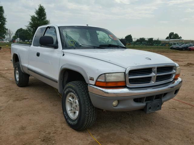 1B7GG22N6YS621757 - 2000 DODGE DAKOTA WHITE photo 1