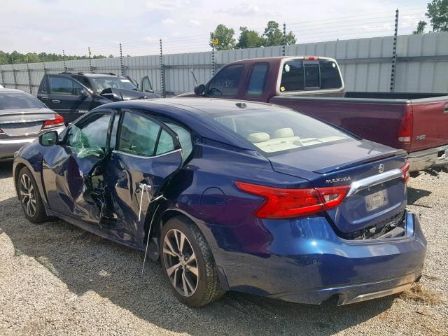 1N4AA6AP8GC434844 - 2016 NISSAN MAXIMA 3.5 BLUE photo 3