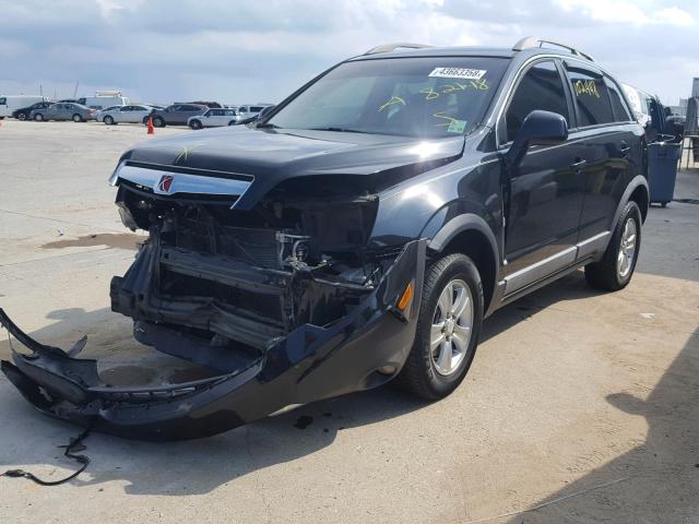 3GSCL33P18S727154 - 2008 SATURN VUE XE BLACK photo 2