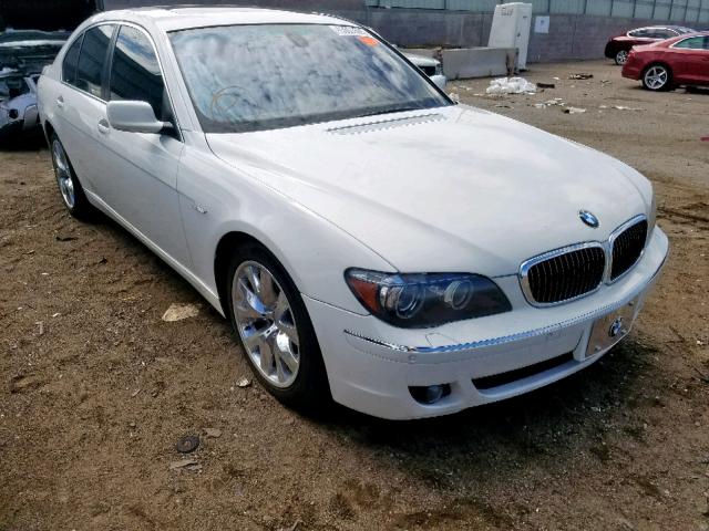 WBAHL83567DT07835 - 2007 BMW 750 I WHITE photo 1