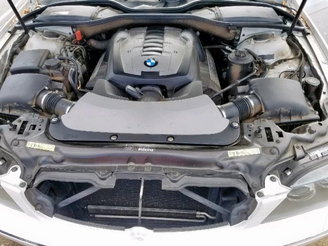WBAHL83567DT07835 - 2007 BMW 750 I WHITE photo 7