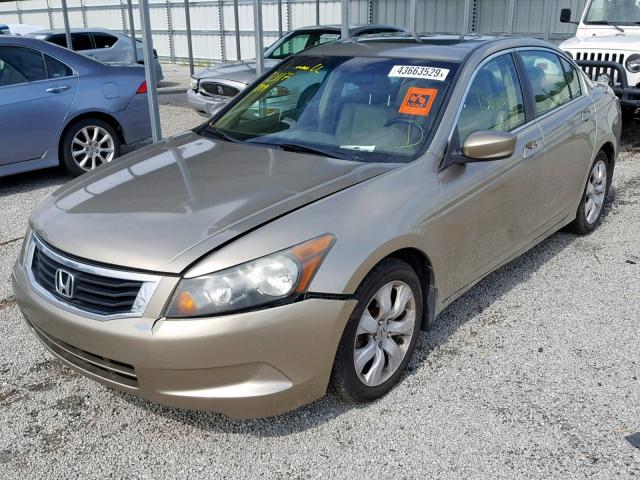 1HGCP26809A008061 - 2009 HONDA ACCORD EXL GOLD photo 2