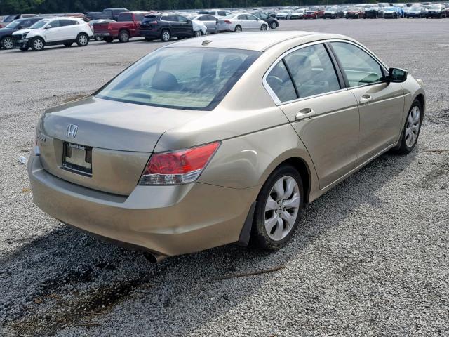 1HGCP26809A008061 - 2009 HONDA ACCORD EXL GOLD photo 4