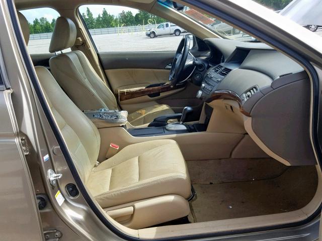 1HGCP26809A008061 - 2009 HONDA ACCORD EXL GOLD photo 5