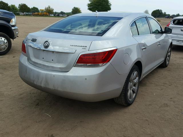 1G4GD5GG4AF168284 - 2010 BUICK LACROSSE C GRAY photo 4