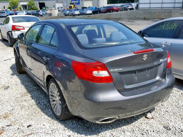 JS2RE9A54A6100789 - 2010 SUZUKI KIZASHI GT GRAY photo 3